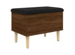 Syfax™ Panca Portaoggetti Rovere Marrone 62X42X46 Cm Legno Multistrato