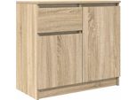 Syfax™ Credenza Con Cassetto Rovere Sonoma 71X35X65 Cm In Truciolato