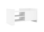 Syfax™ Mobile Porta Tv Bianco 80X35X40 Cm In Legno Multistrato