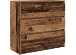 Syfax™ Credenza Legno Antico 80X35X76 Cm In Legno Multistrato