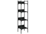 Syfax™ Libreria A 4 Ripiani Nera 35X30X138,5 Cm In Legno Multistrato