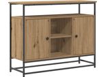 Syfax™ Credenza Rovere Artigianale 100 X 35 X 80 Cm Legno Multistrato