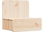 Syfax™ Comodino Marrone 44 X 32,5 X 40 Cm Legno Di Pino Massello