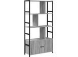 Syfax™ Libreria Grigio Sonoma 80 X 30 X 155,5 Cm Legno Multistrato