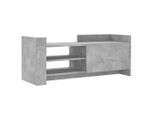 Syfax™ Mobile Per Tv Grigio Cemento 100X35X40 Cm Legno Multistrato