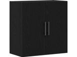 Syfax™ Armadietto A Muro Rovere Nero 60 X 31,5 X 60 Cm