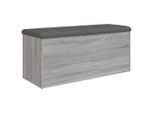 Syfax™ Panca Portaoggetti Grigio Sonoma 102X42X45 Cm Legno Multistrato