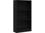 Syfax™ Libreria Rovere Nero 60X24X109 Cm In Legno Multistrato