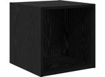 Syfax™ Armadietto A Muro Rovere Nero 37 X 37 X 37 Cm Legno Multistrato