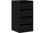 Syfax™ Mobile Con Cassetti Nero 40 X 41 X 76 Cm Legno Multistrato