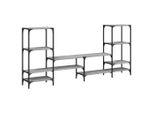 Syfax™ Mobile Porta Tv Grigio Sonoma 206,5X28,5X95Cm Legno Multistrato