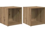 Syfax™ Set Mobile Tv 2 Pcs Rovere Artigianale 37 X 35 X 37,5 Cm