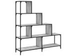 Syfax™ Libreria 4 Ripiani Grigio Sonoma 139X33,5X149 Legno Multistrato