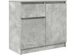 Syfax™ Credenza Con Cassetto Grigio Cemento 71X35X65 Cm In Truciolato