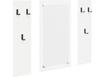 Syfax™ Appendiabiti A Muro Bianco 96 X 1,5 X 90 Cm Legno Multistrato