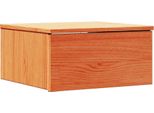 Syfax™ Comodino Con Cassetto Marrone Cerato 37 X 35 X 18,5 Cm