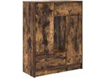 Syfax™ Credenza Con Cassetti E Ante Rovere Fumo 73X31X90 Cm