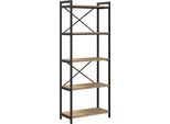 Syfax™ Libreria Rovere Artigianale 60 X 30 X 155 Cm Legno Multistrato