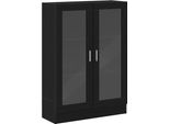Syfax™ Libreria Rovere Nero 82,5X30,5X115 Cm In Legno Multistrato