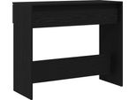 Syfax™ Tavolo Consolle Rovere Nero 30 X 36 X 75 Cm Legno Multistrato
