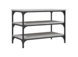 Syfax™ Panca Porta Scarpe Grigio Sonoma 70X38,5X49Cm Legno Multistrato