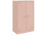 Syfax™ Credenza Rosa 67X39X107 Cm In Acciaio