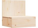 Syfax™ Comodino Marrone 42 X 32,5 X 40 Cm Legno Di Pino Massello