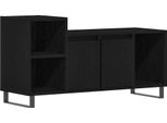 Syfax™ Set Mobile Tv Rovere Nero 100 X 35 X 55 Cm Legno Multistrato