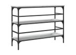 Syfax™ Tavolo Consolle Grigio Sonoma 100X32X75 Cm In Legno Multistrato
