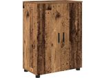 Syfax™ Mobile Da Bagno Con Archiviazione Legno Vecchio 60 X 35 X 80 Cm