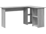 Syfax™ Scrivania Grigio Sonoma 142 X 102 X 73 Cm Legno Multistrato