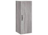 Syfax™ Mobile A Parete Grigio Sonoma 34,5X34X90 Cm Legno Multistrato