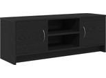 Syfax™ Mobile Porta Tv Rovere Nero 102X30X37,5 Cm Legno Multistrato
