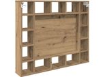 Syfax™ Mobiletto Per Specchio Rovere Artigianale 91 X 15 X 76,5 Cm