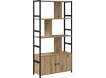 Syfax™ Libreria Rovere Artigianale 80 X 30 X 155,5 Cm