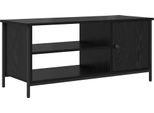 Syfax™ Mobile Tv Rovere Nero 100 X 40 X 45 Cm Legno Multistrato