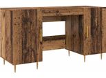 Syfax™ Scrivania Legno Vecchio 140 X 50 X 75 Cm Legno Multistrato