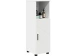 Syfax™ Mobile Da Bagno Con Archiviazione Bianco 30 X 35 X 95 Cm
