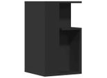 Syfax™ Tavolino Nero 35X35X60 Cm In Legno Multistrato