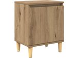 Syfax™ Armadio Da Notte Rovere Artigianale 40 X 30 X 50 Cm
