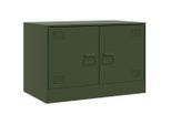 Syfax™ Mobile Tv Verde Oliva 67X39X44 Cm In Acciaio