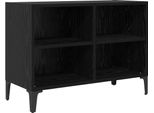 Syfax™ Set Mobile Tv Nero 69,5 X 30 X 50 Cm Legno Multistrato