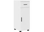 Syfax™ Mobile Da Bagno Con Cassetto Con Porta Bianco 30 X 35 X 80 Cm