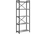 Syfax™ Libreria Grigio Sonoma 60 X 30 X 155 Cm Legno Multistrato