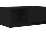 Syfax™ Mobile Porta Tv Rovere Nero 60X31X25,5 Cm In Legno Multistrato