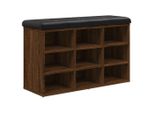 Syfax™ Panca Porta Scarpe Rovere Marrone 82X32X50Cm Legno Multistrato