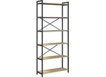 Syfax™ Libreria Rovere Sonoma 40 X 30 X 85 Cm Legno Multistrato