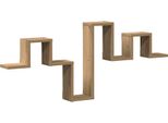 Syfax™ Scaffale Da Parete Rovere Artigianale 104,5 X 43 X 10 Cm