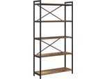 Syfax™ Libreria Legno Vecchio 80 X 30 X 155 Cm Legno Multistrato