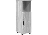 Syfax™ Mobile Da Bagno Con Archiviazione Grigio Sonoma 30 X 35 X 95 Cm